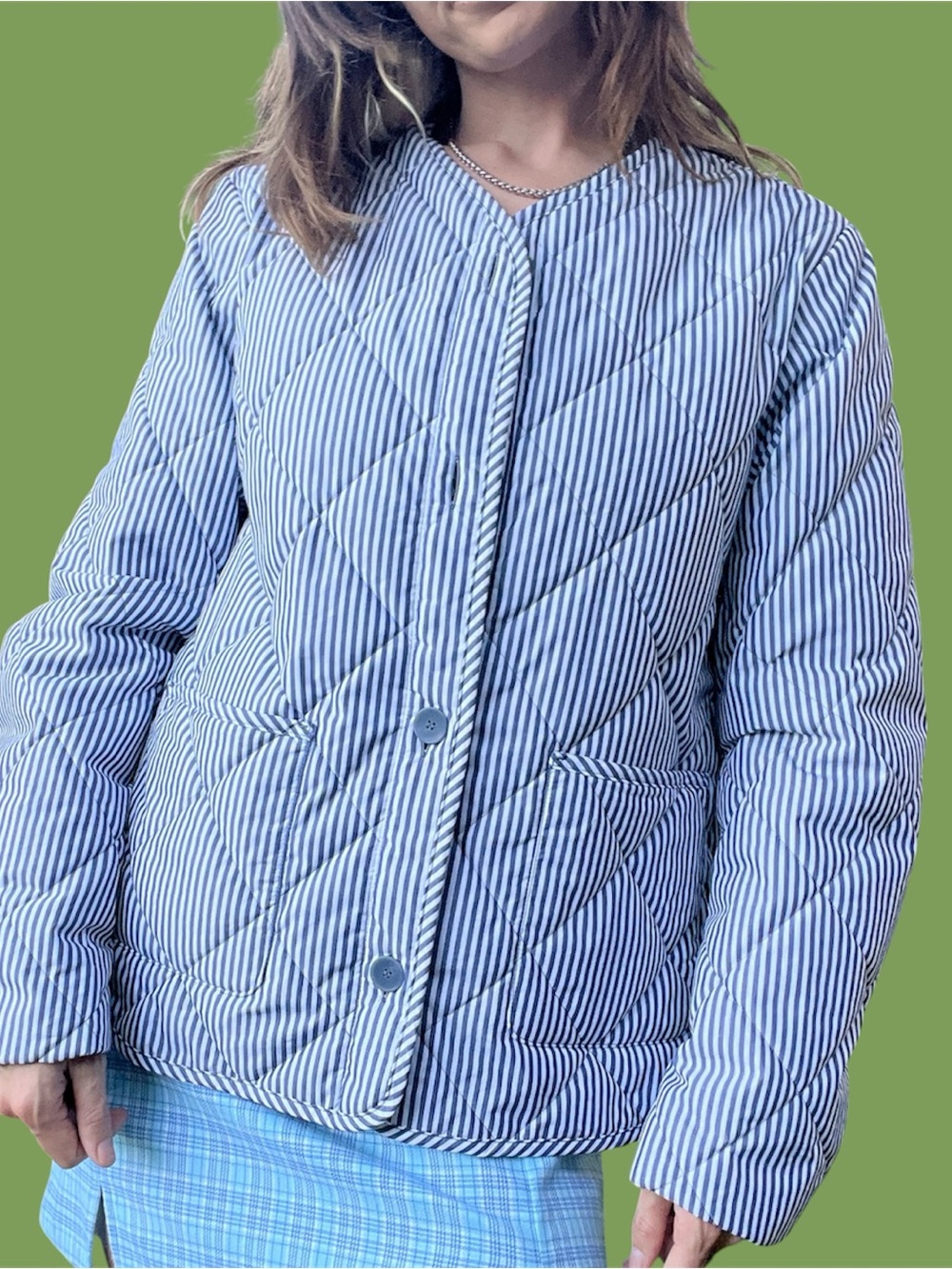 Uniqlo Quilted Button-Up Jacket